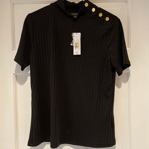 Black top that has never been worn (with tags)